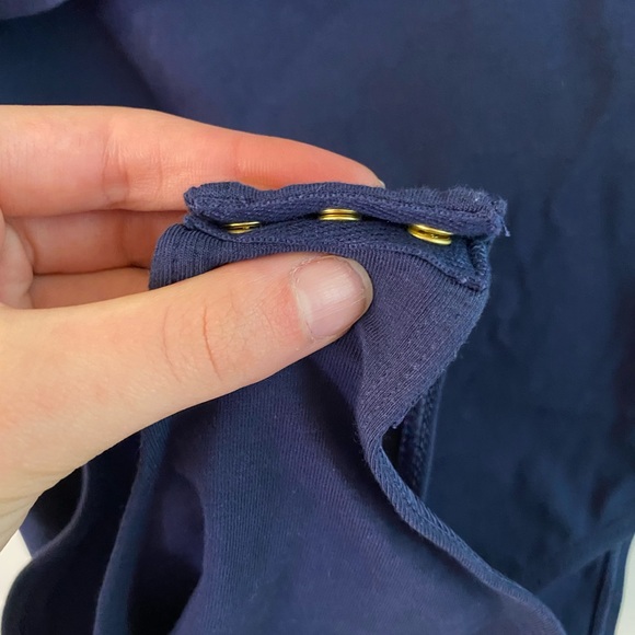 NWT Lilly Pulitzer Kourtney Bodysuit True Navy XXS - Picture 6 of 6